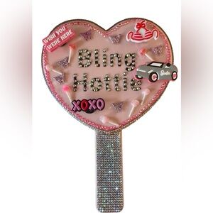 Bling Hottie Heart Shaped Mirror